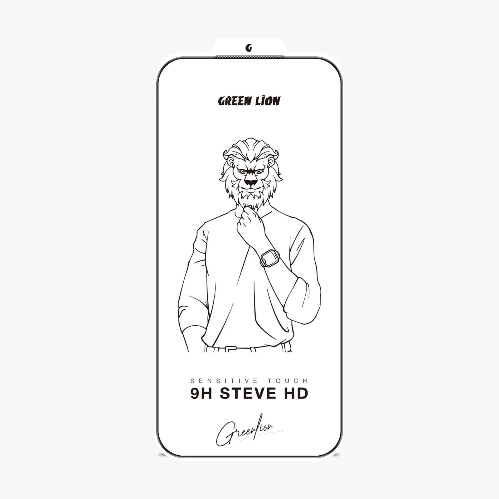 حماية شاشة جرين ليون 9H Steve HD لآيفون 17 Pro / 17 Pro Max – شفاف