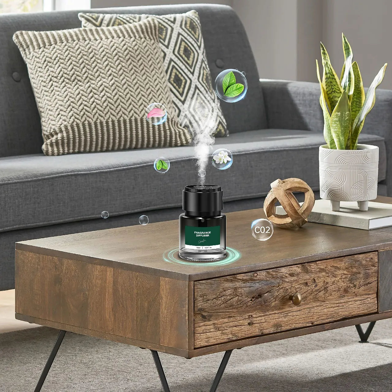 فواحة عطور جرين ليون Alps سعة 130 مل مع 3 أوضاع رش – أسود