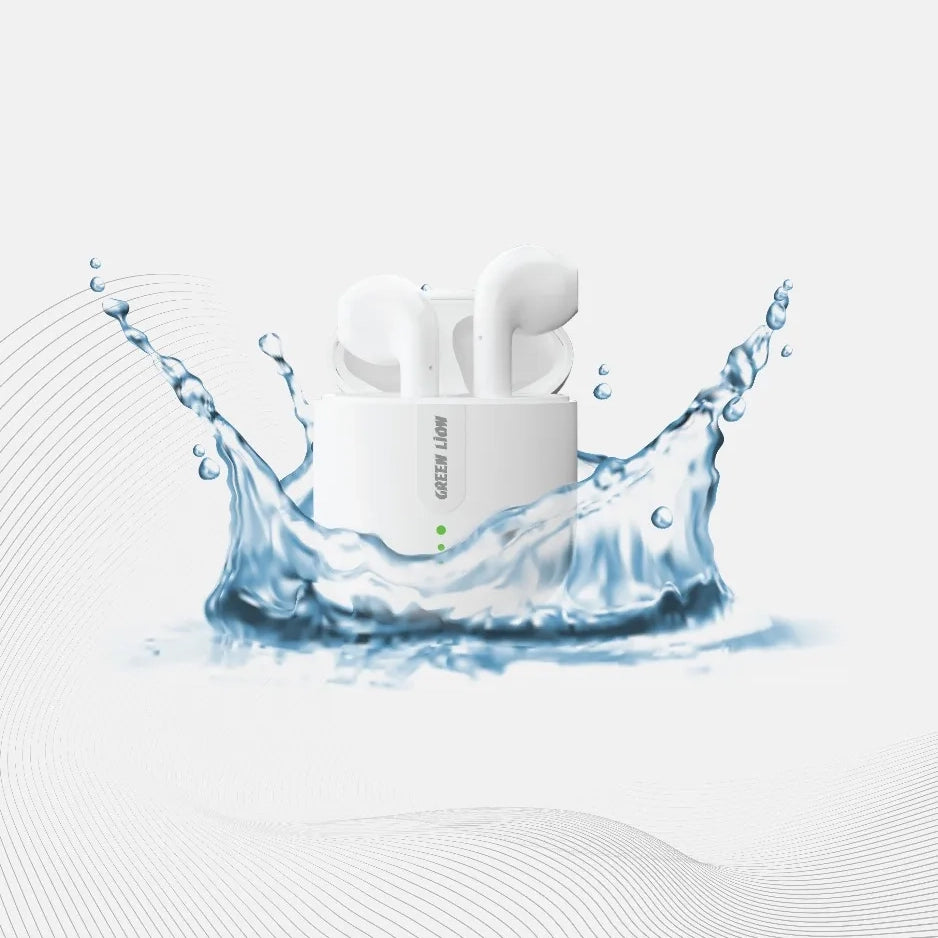 سماعات جرين ليون Atlanta اللاسلكية True Wireless بتقنية Bluetooth 5.4 – أسود / أبيض