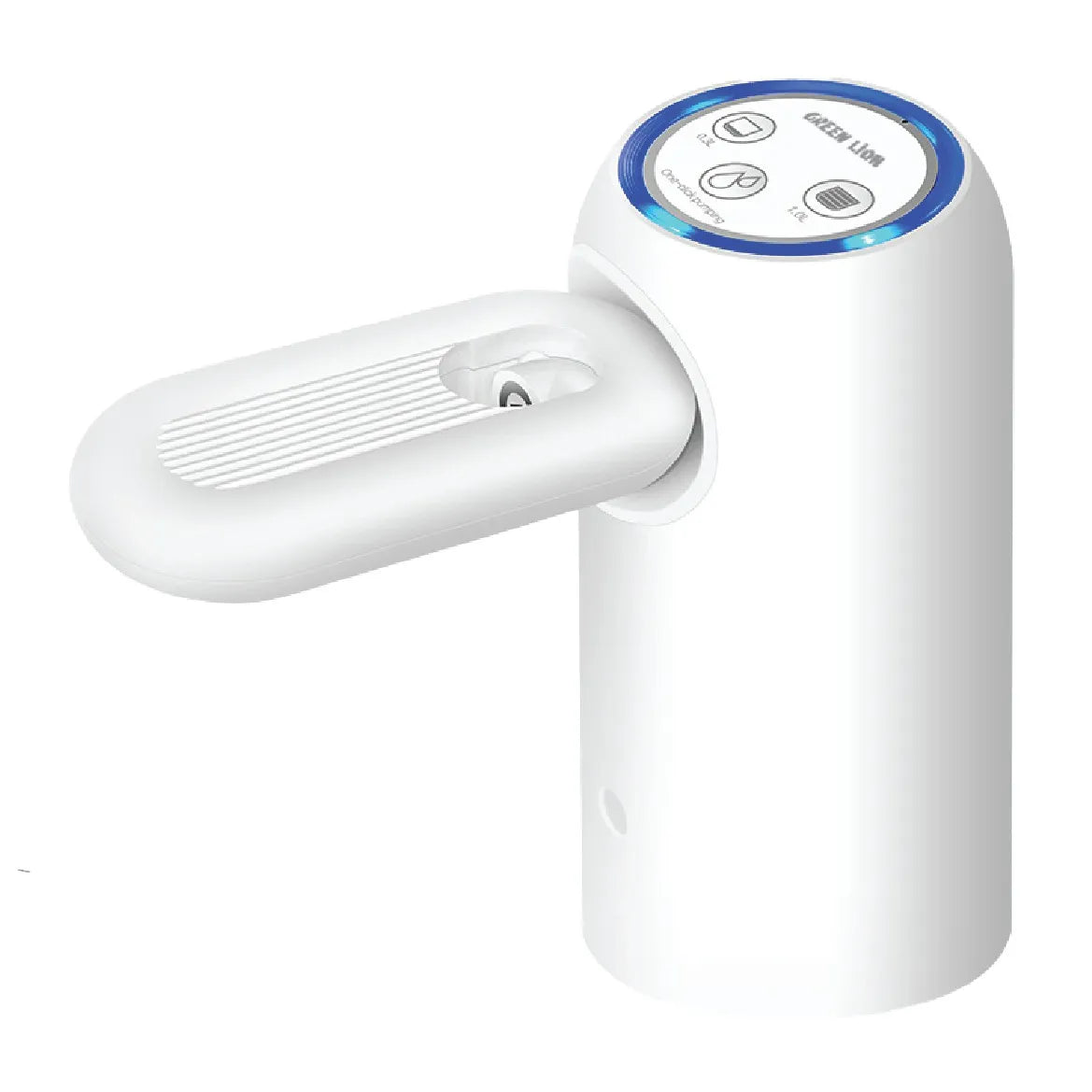 Green Lion Auto Water Pump Foldable Water Dispenser – Rechargeable Portable Water Pump – White