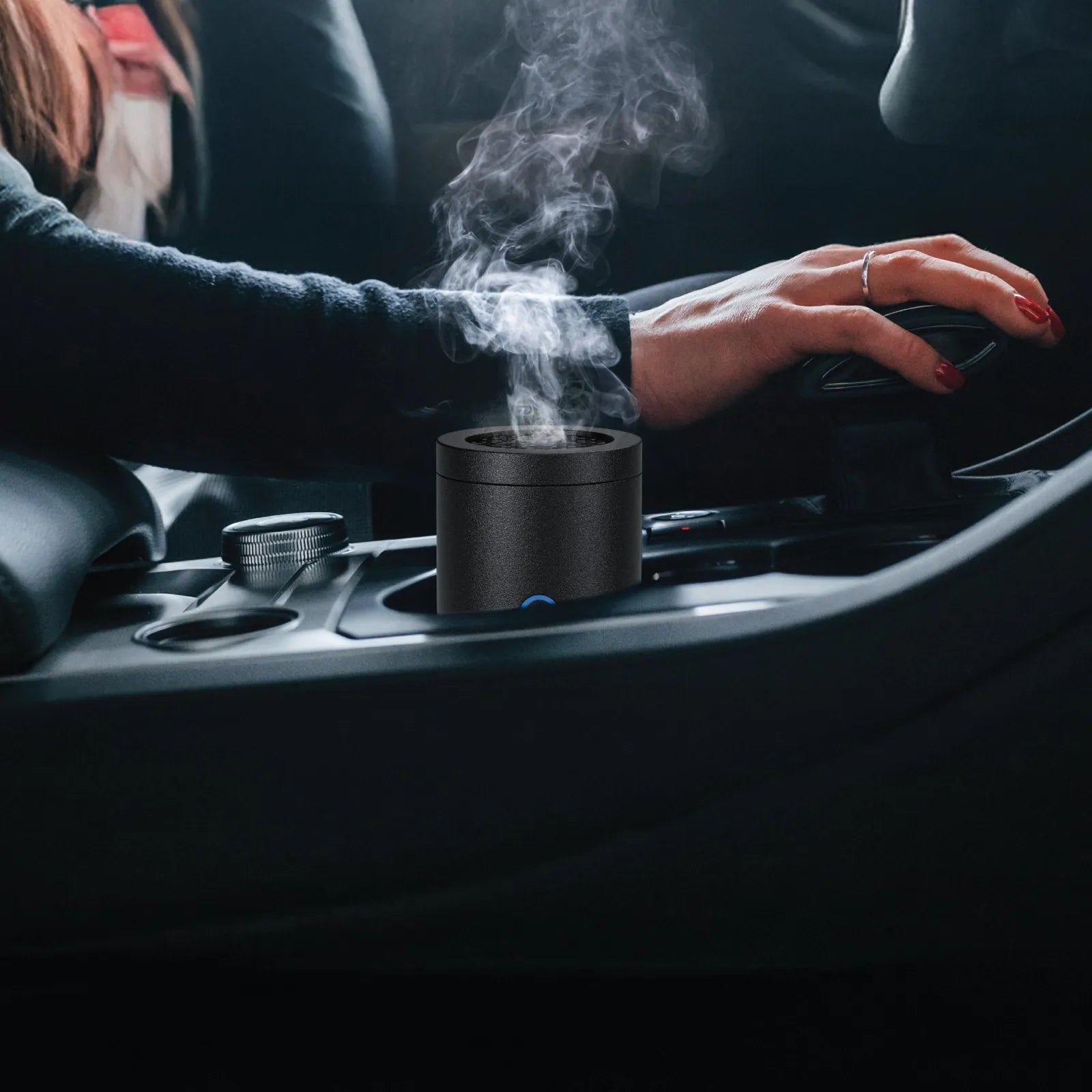 Green Lion Dune Mini Rechargeable Incense Burner 22W Type-C Portable Bakhoor Burner – Black