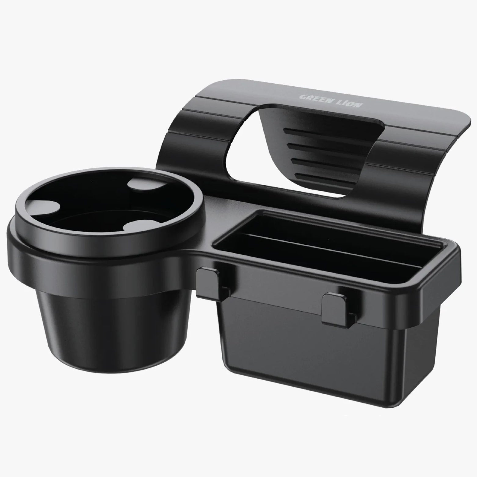 Green Lion Car Window Organizer Multi-Function Cup Holder & Storage Box – Black