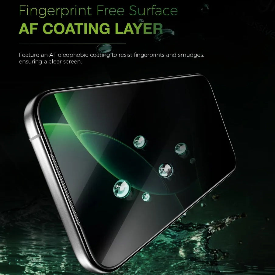 حماية شاشة جرين ليون 3D PV-Pet Privacy Curved Glass لآيفون 17 مع فلتر خصوصية
