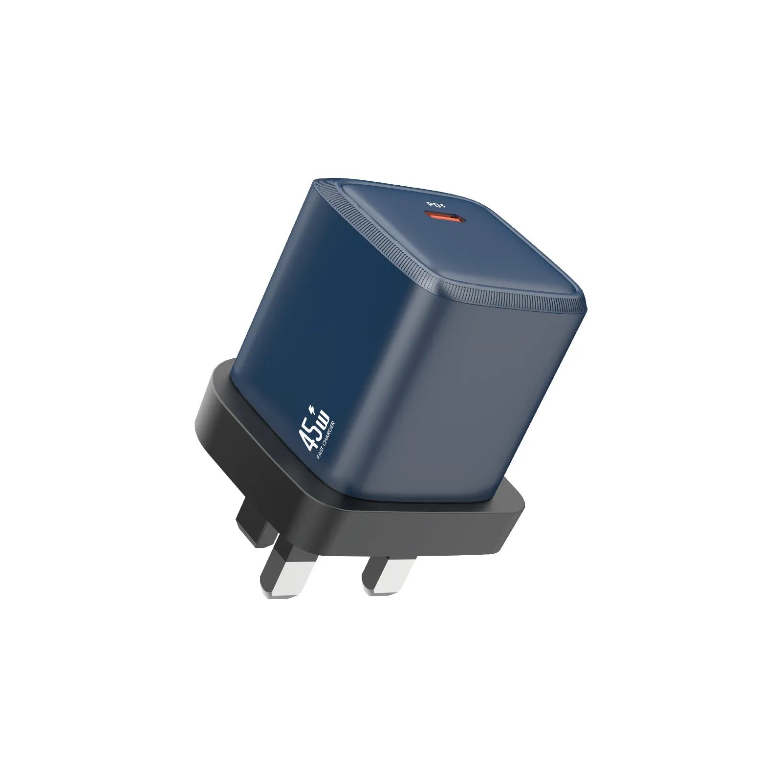Green Lion G-Charge Series 45W PD USB-C Wall Charger UK Plug – Orange / Deep Blue