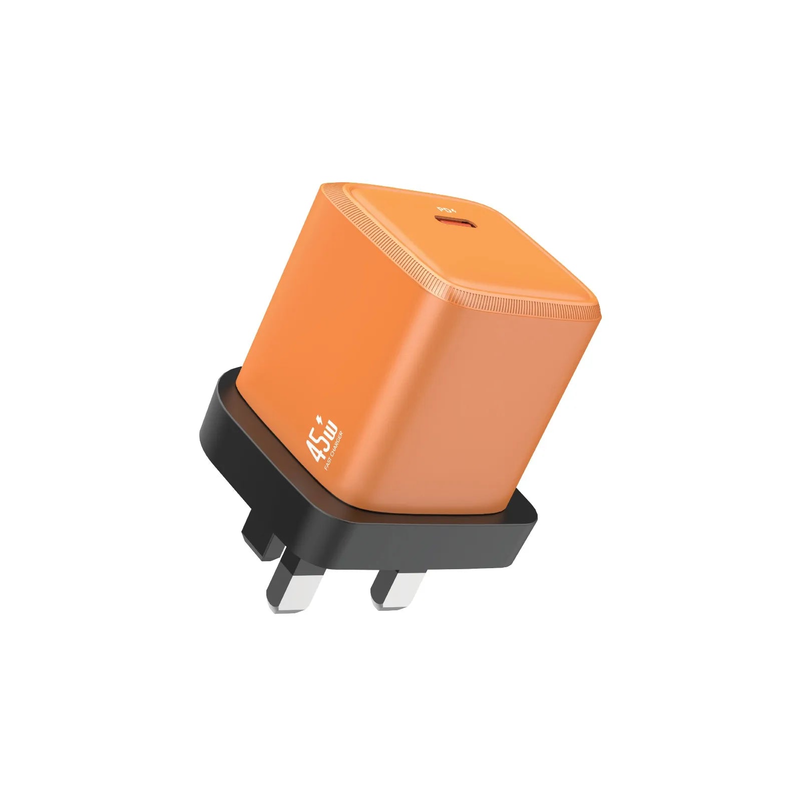 Green Lion G-Charge Series 45W PD USB-C Wall Charger UK Plug – Orange / Deep Blue