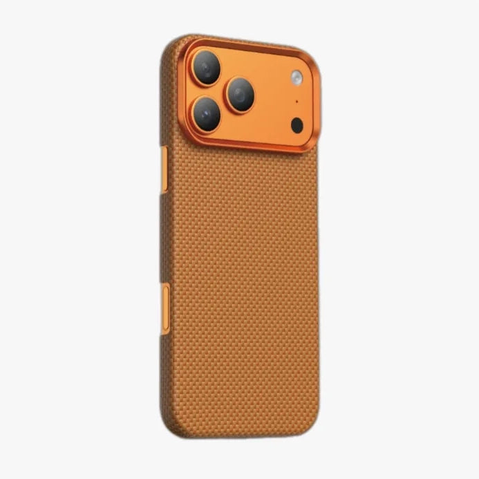 كفر Green Lion Kevlar Armor MagSafe لهاتف iPhone 17 Pro Max – برتقالي