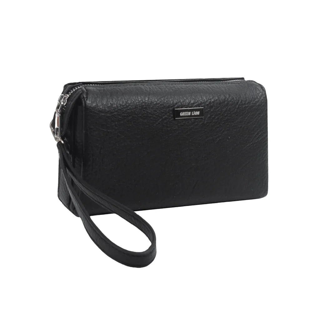 شنطة Green Lion Marly Clutch المقاومة للماء للسفر والاستخدام اليومي – أسود