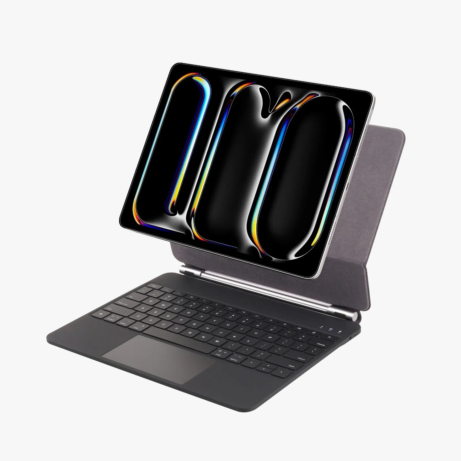 جراب Green Lion Magic Keyboard لجهاز iPad Air 13" مع كيبورد مضيء وتراك باد – أسود