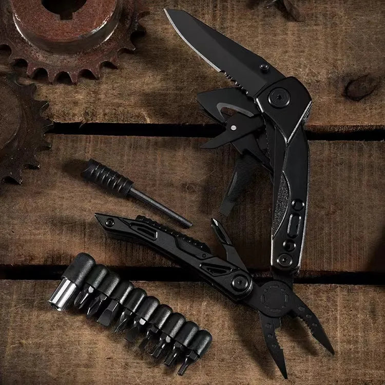 كماشة Green Lion Multi Plier Pro متعددة الاستخدامات 14 في 1 – أسود