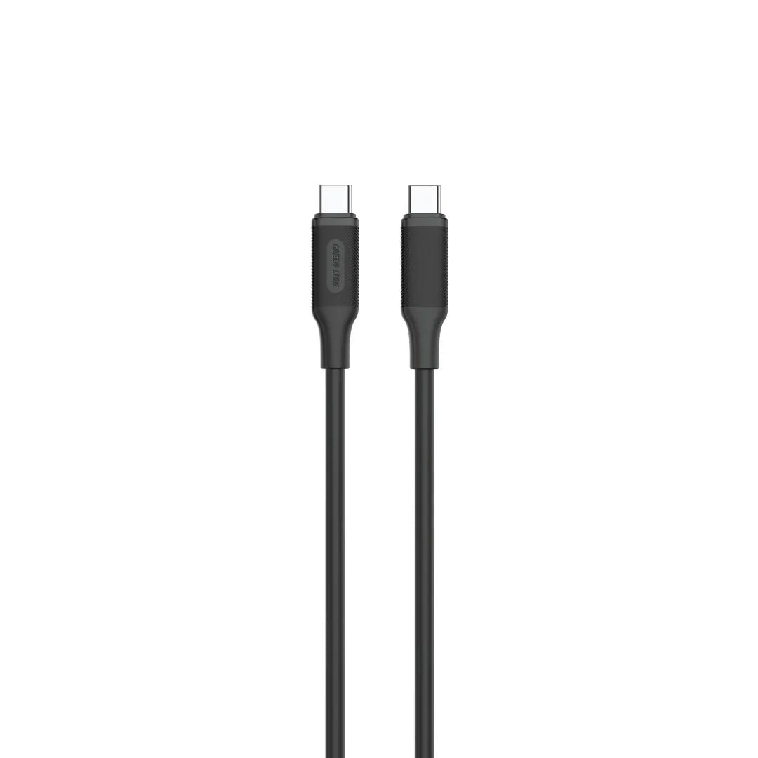 Green Lion USB-C to USB-C PVC Charging Cable 3M 60W Fast Charge – Black