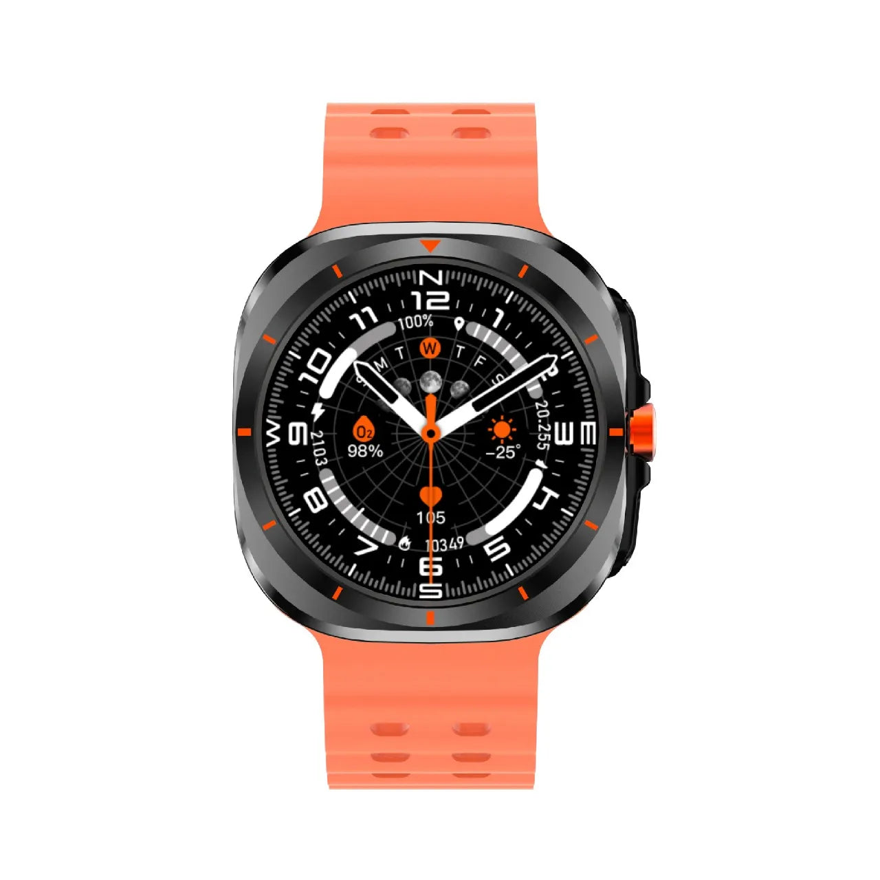 Green Lion Strive Smart Watch 1.52" IPS Display Bluetooth Calling IP65 – Orange