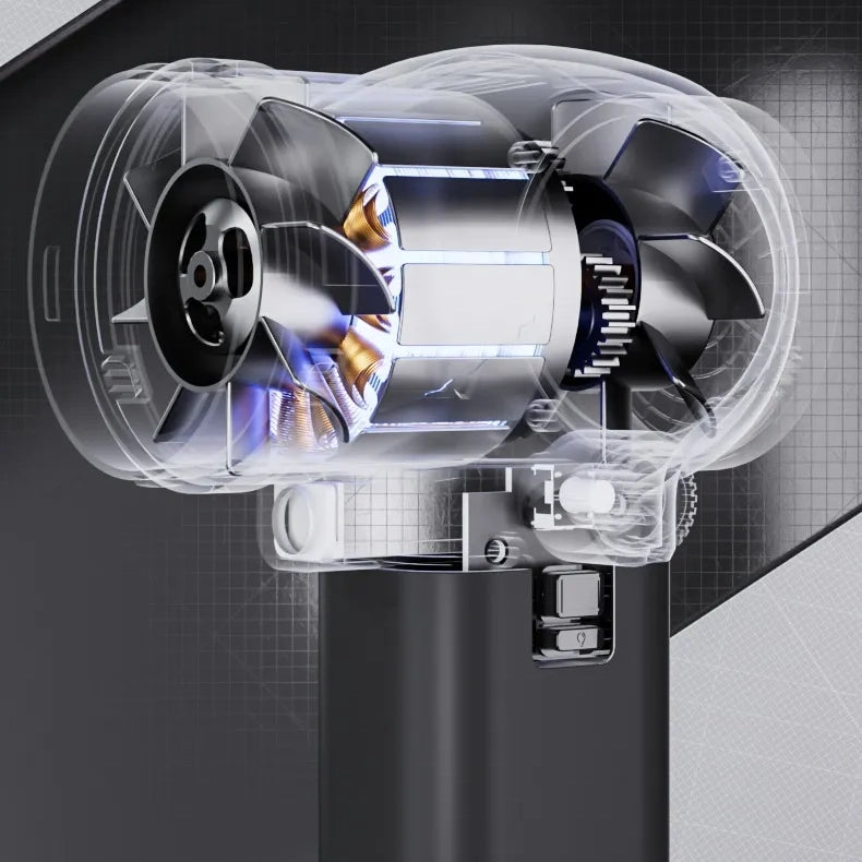 منفاخ هواء Green Lion Storm Max محمول 750W بسرعة 50000RPM مع شاشة رقمية – أسود