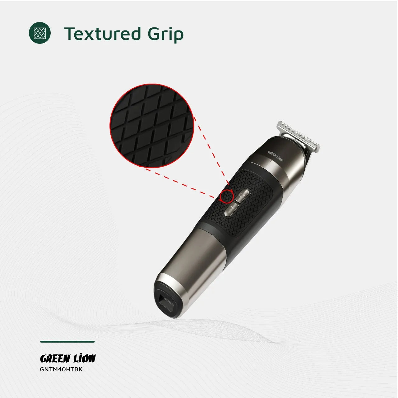 ماكينة الحلاقة Green Lion Trim Master 5 في 1 قابلة للشحن Type-C – أسود