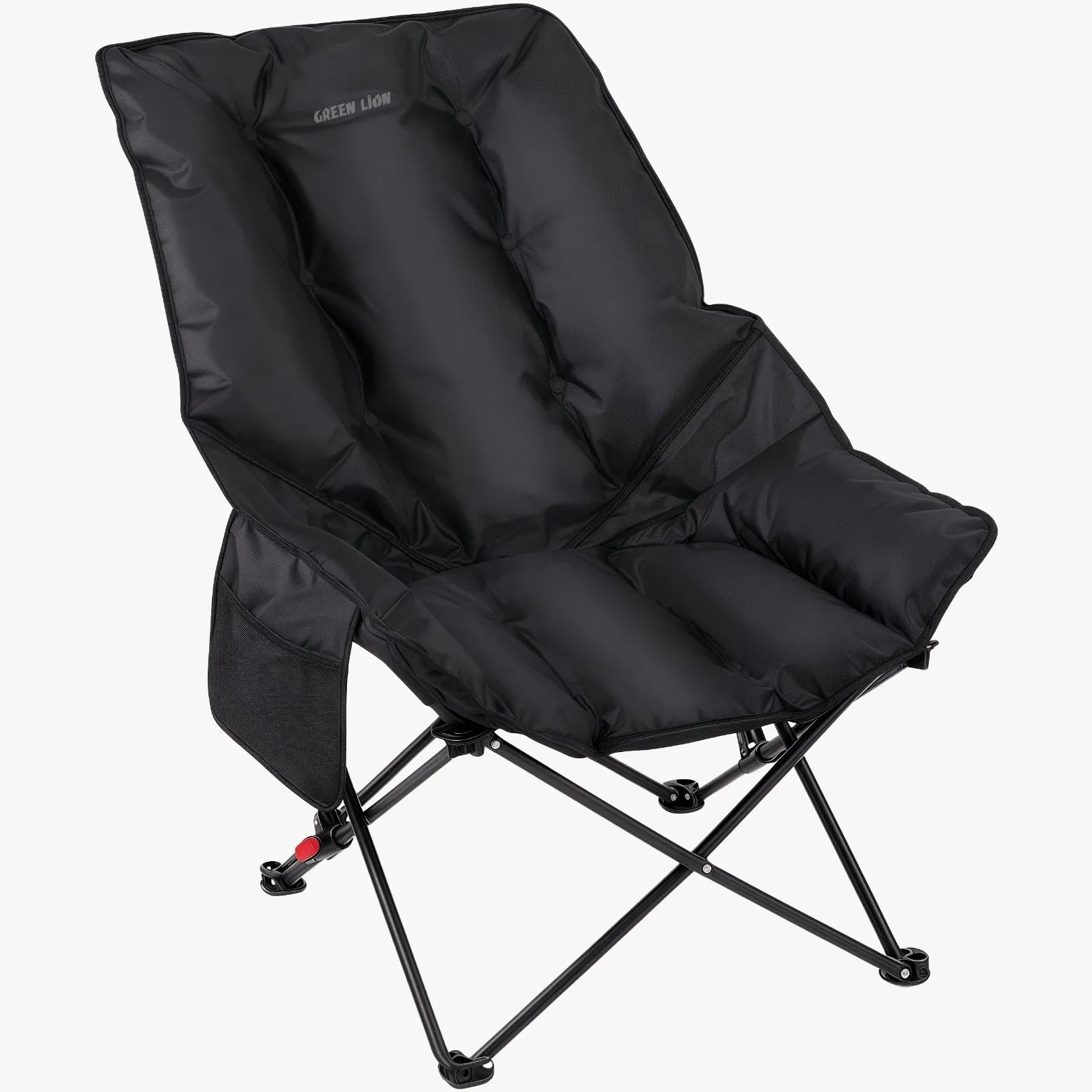 Green Lion Travix Camping Chair Foldable Outdoor Chair – Black