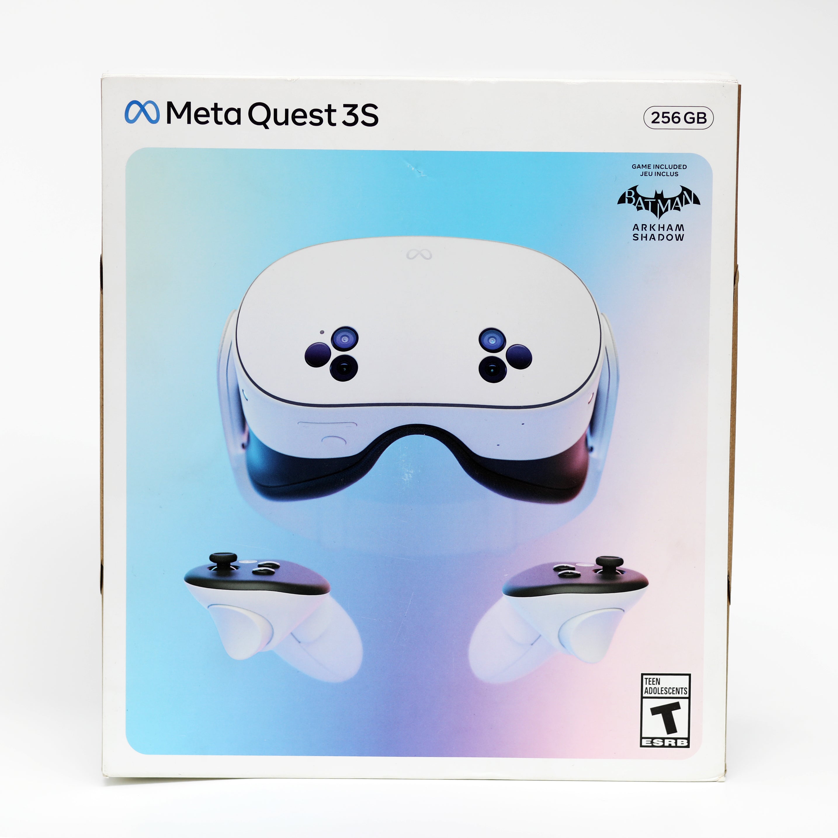 نظارة الواقع الافتراضي Meta Quest 3S بسعة 256GB مع وحدات تحكم Touch Plus