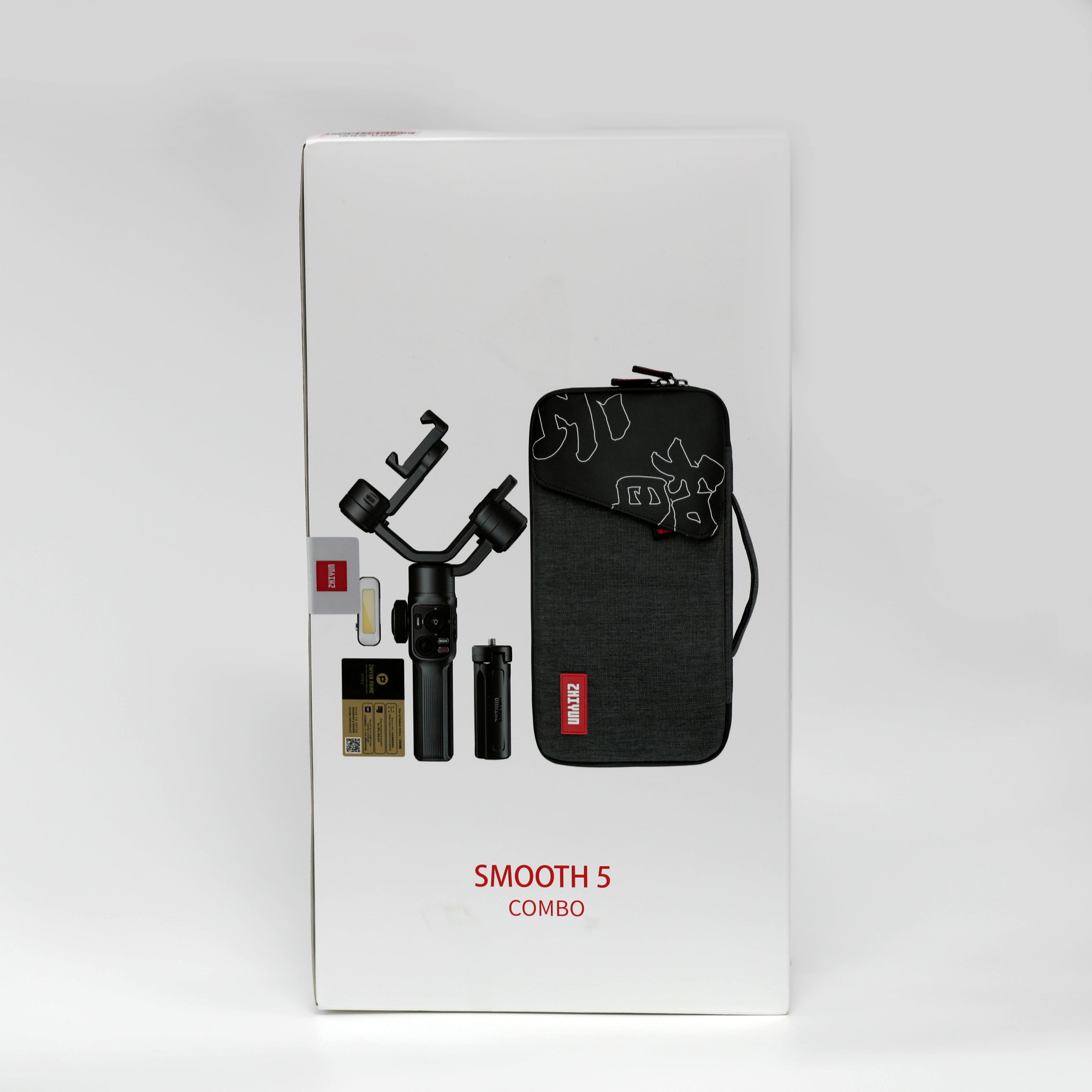 جيمبال Zhiyun Smooth 5 Combo لتثبيت تصوير الهاتف – مثبت احترافي ثلاثي المحاور