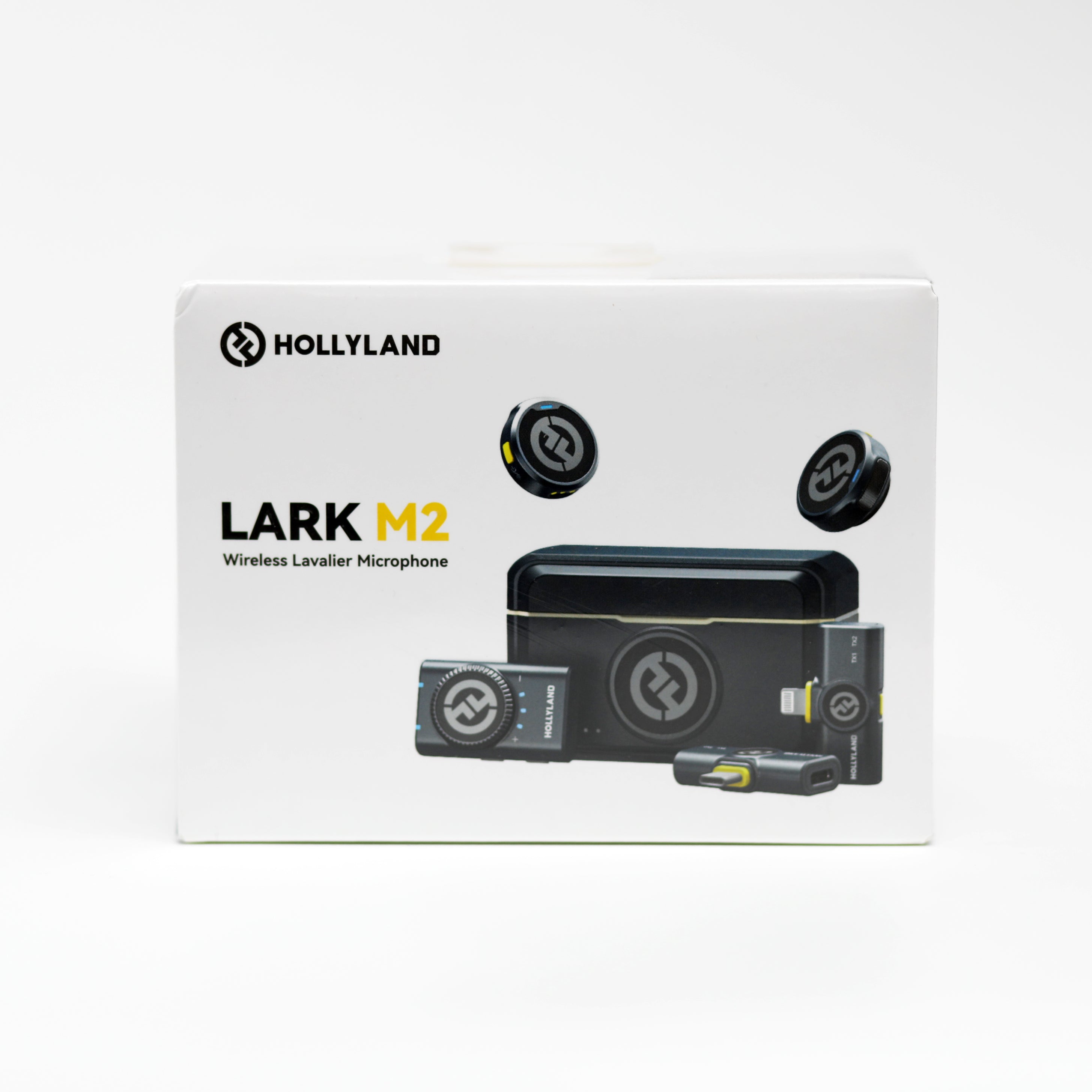 مايك Hollyland Lark M2 اللاسلكي Lavalier – نظام ميكروفون احترافي لتسجيل الصوت