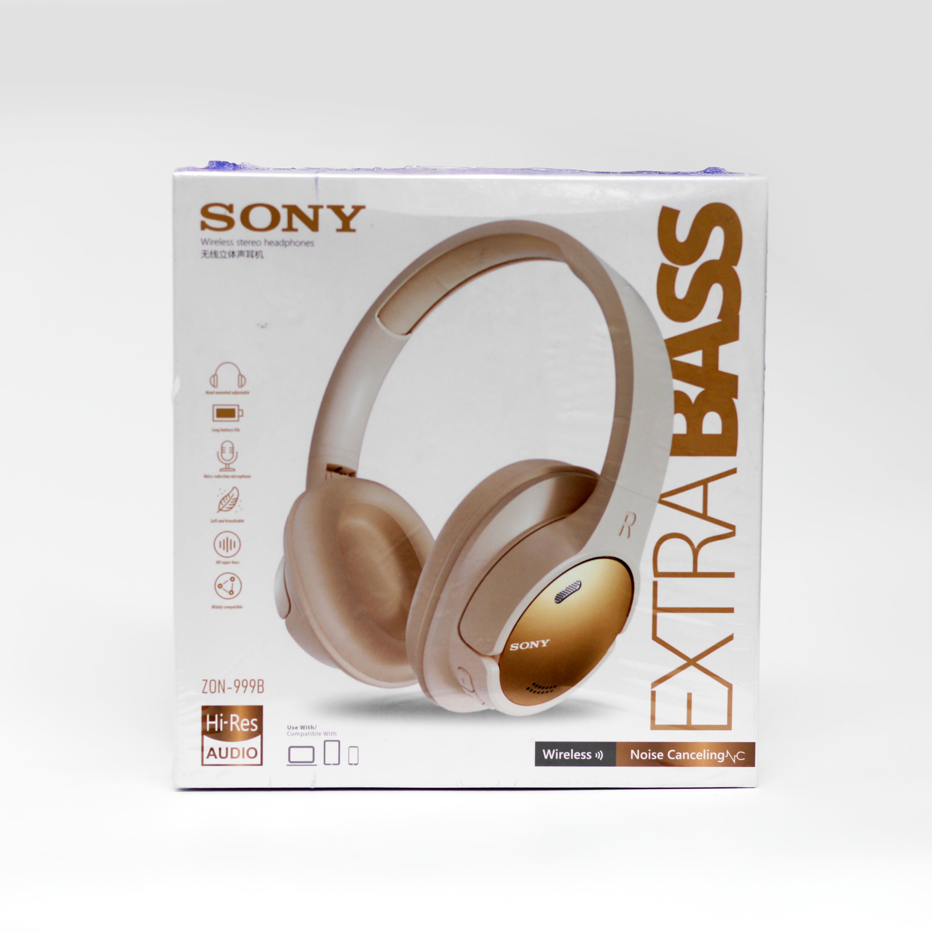 سماعات Sony ZON-999B اللاسلكية Extra Bass بتقنية البلوتوث