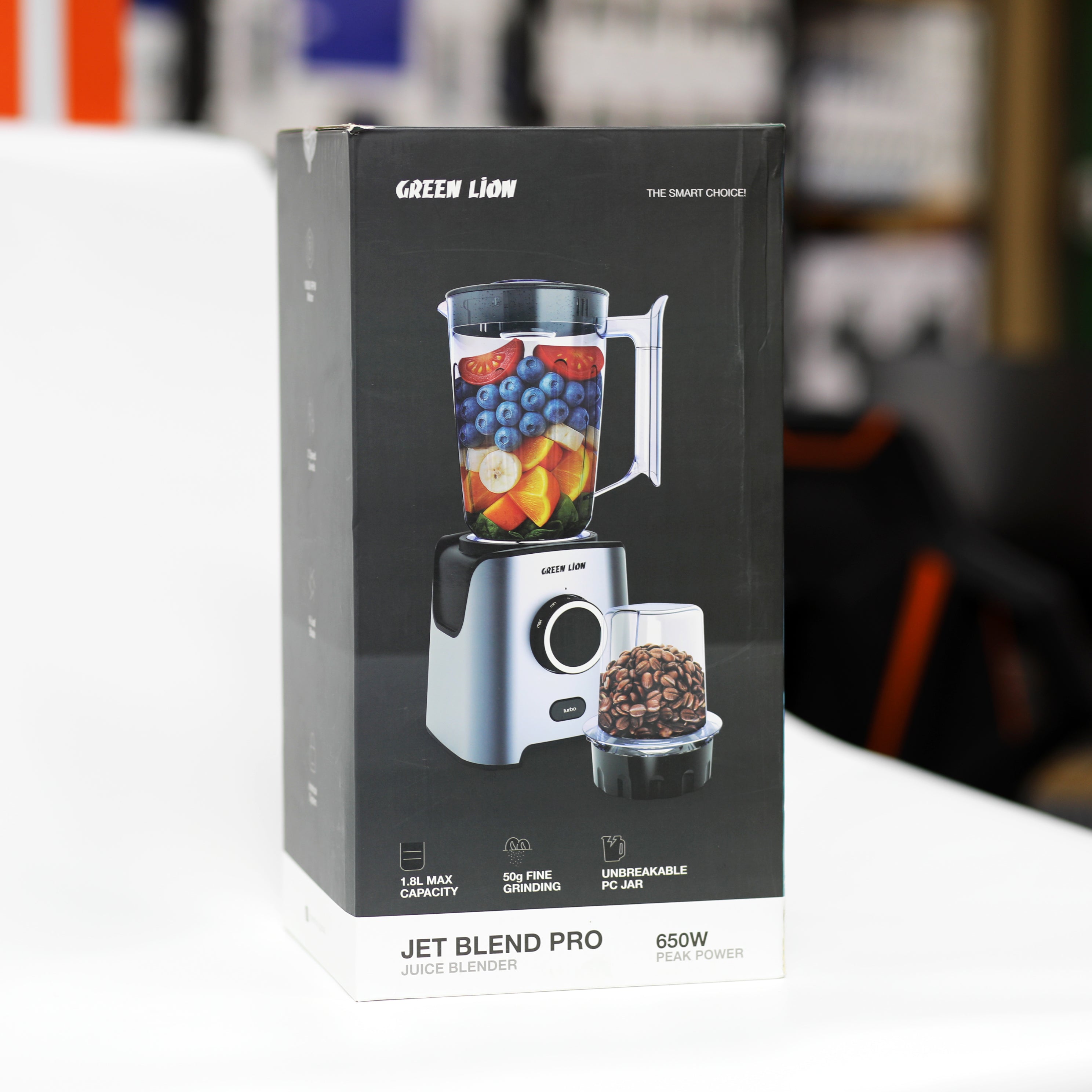 خلاط العصير Green Lion Jet Blend Pro بقوة 650 واط – سعة 1.8 لتر