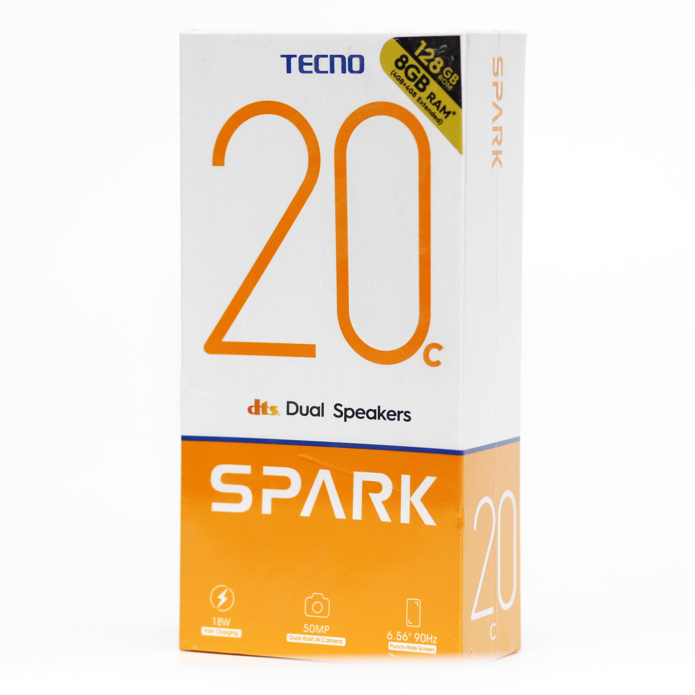 Tecno Spark 20C Smartphone 128GB 8GB RAM 6.6" 90Hz 50MP Camera
