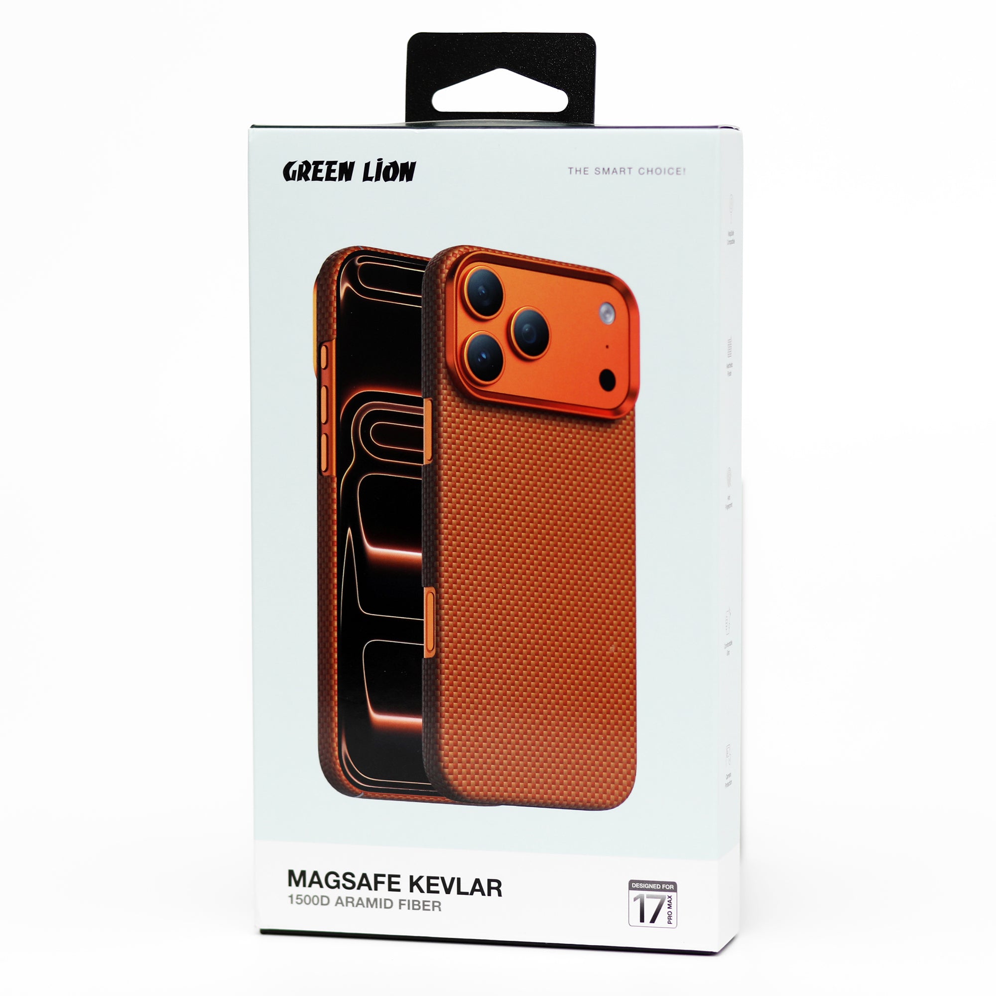 Green Lion MagSafe Kevlar Case – iPhone 17 Pro Max