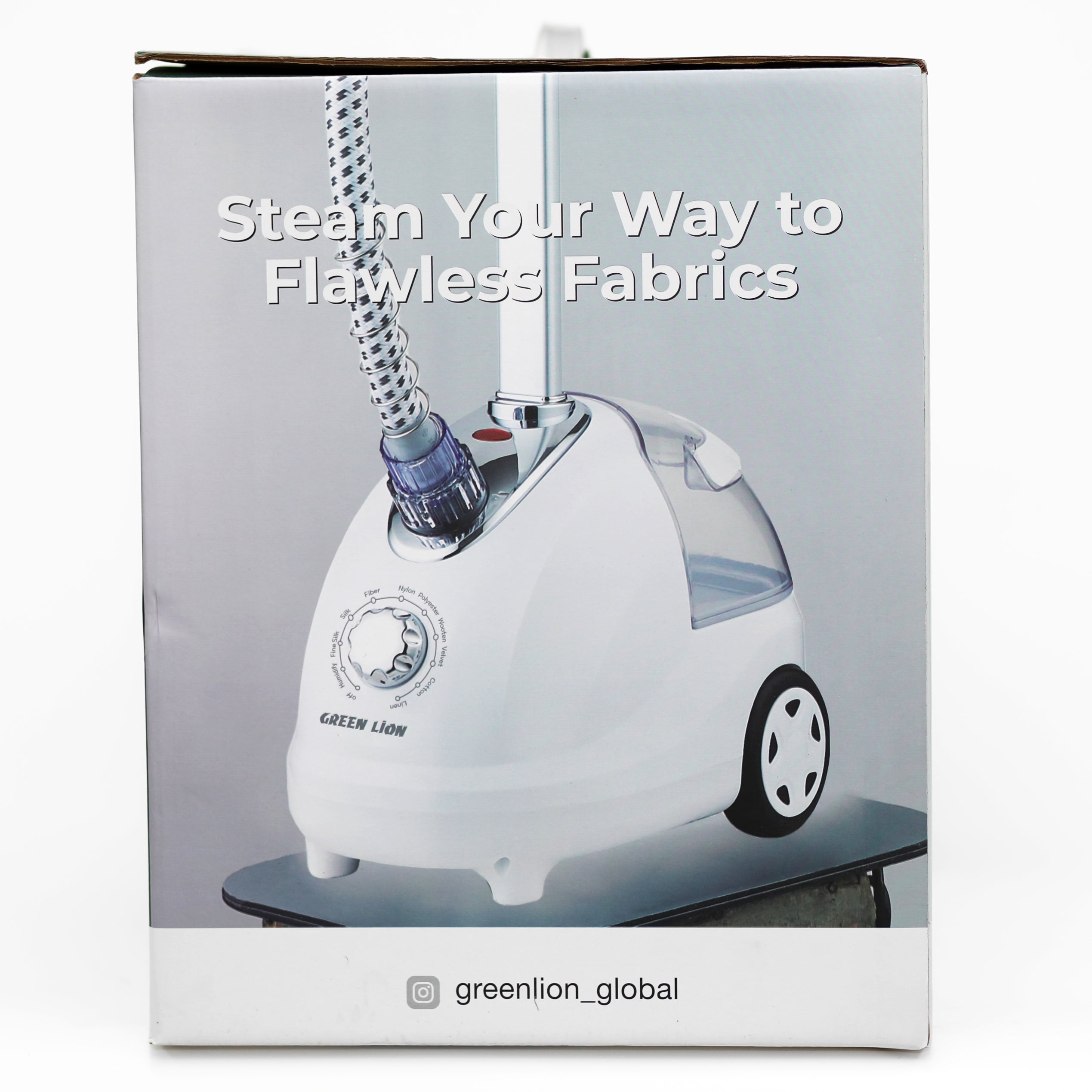 Green Lion Garment Steamer 2000W with Adjustable Hanger