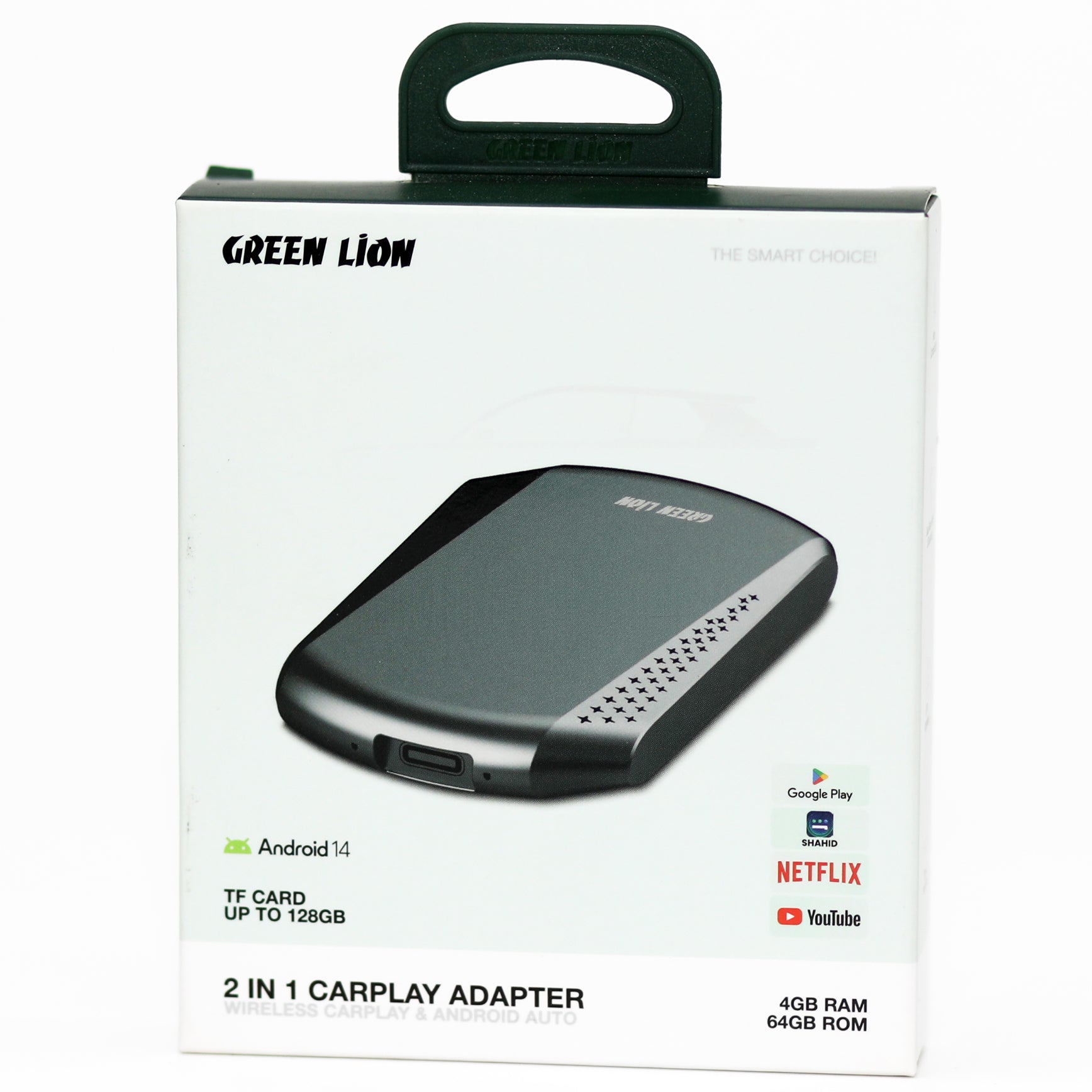 Green Lion 2-in-1 Wireless CarPlay & Android Auto Adapter – GL-CP5