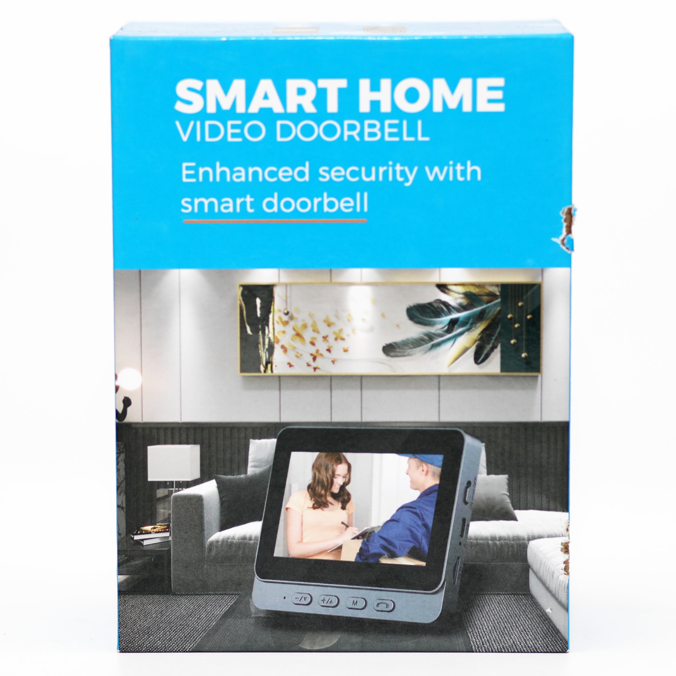 Smart Home Video Doorbell with Monitor Indoor Security System