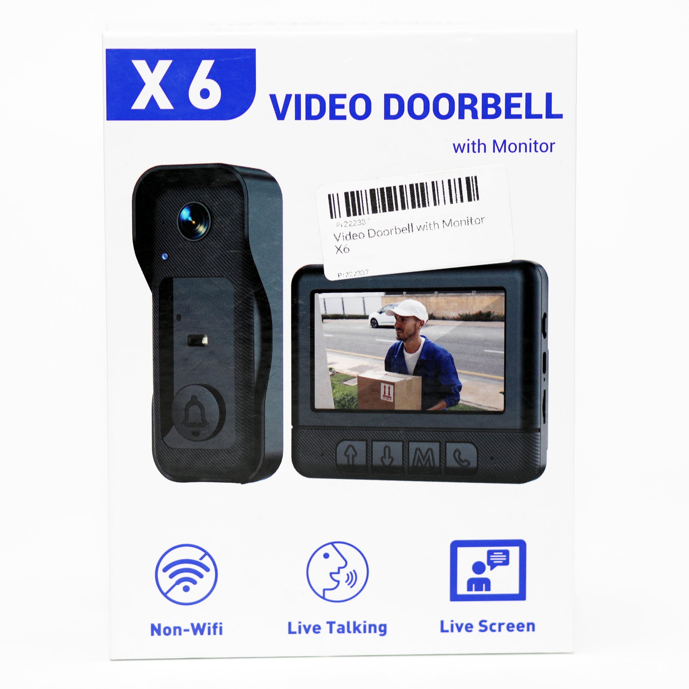 X6 Video Doorbell with Monitor Indoor Intercom System