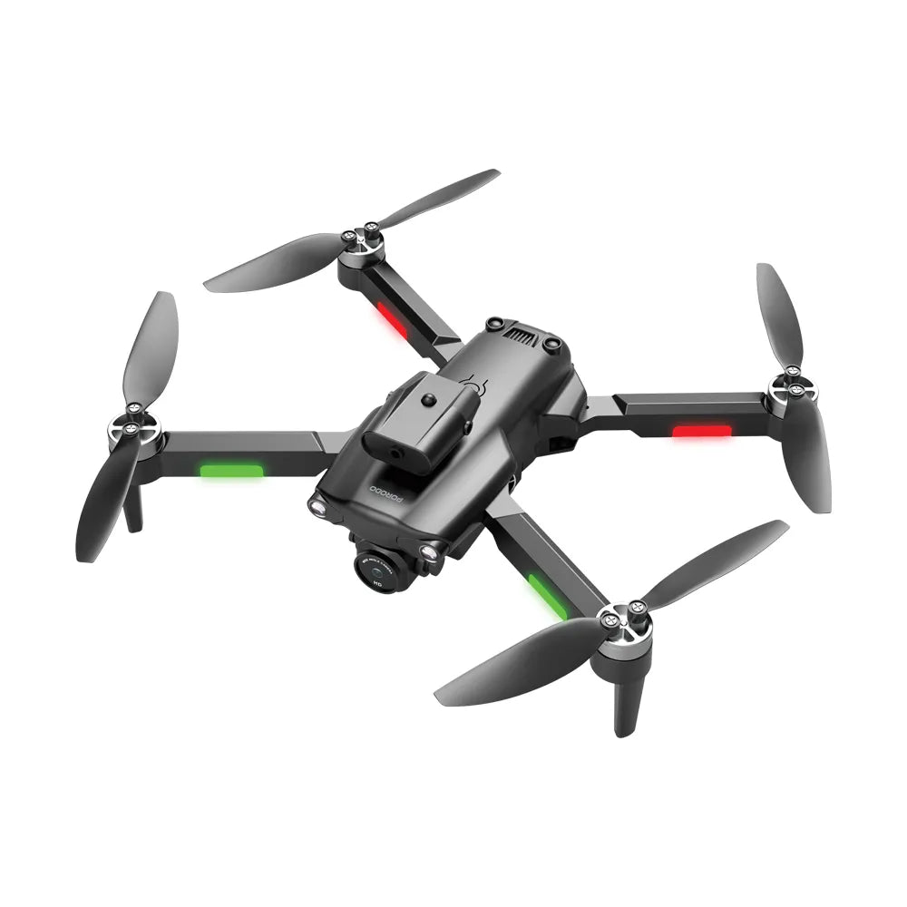 Porodo AeroSwift RC Folding Drone with Brushless Motor & Obstacle Avoidance – Black