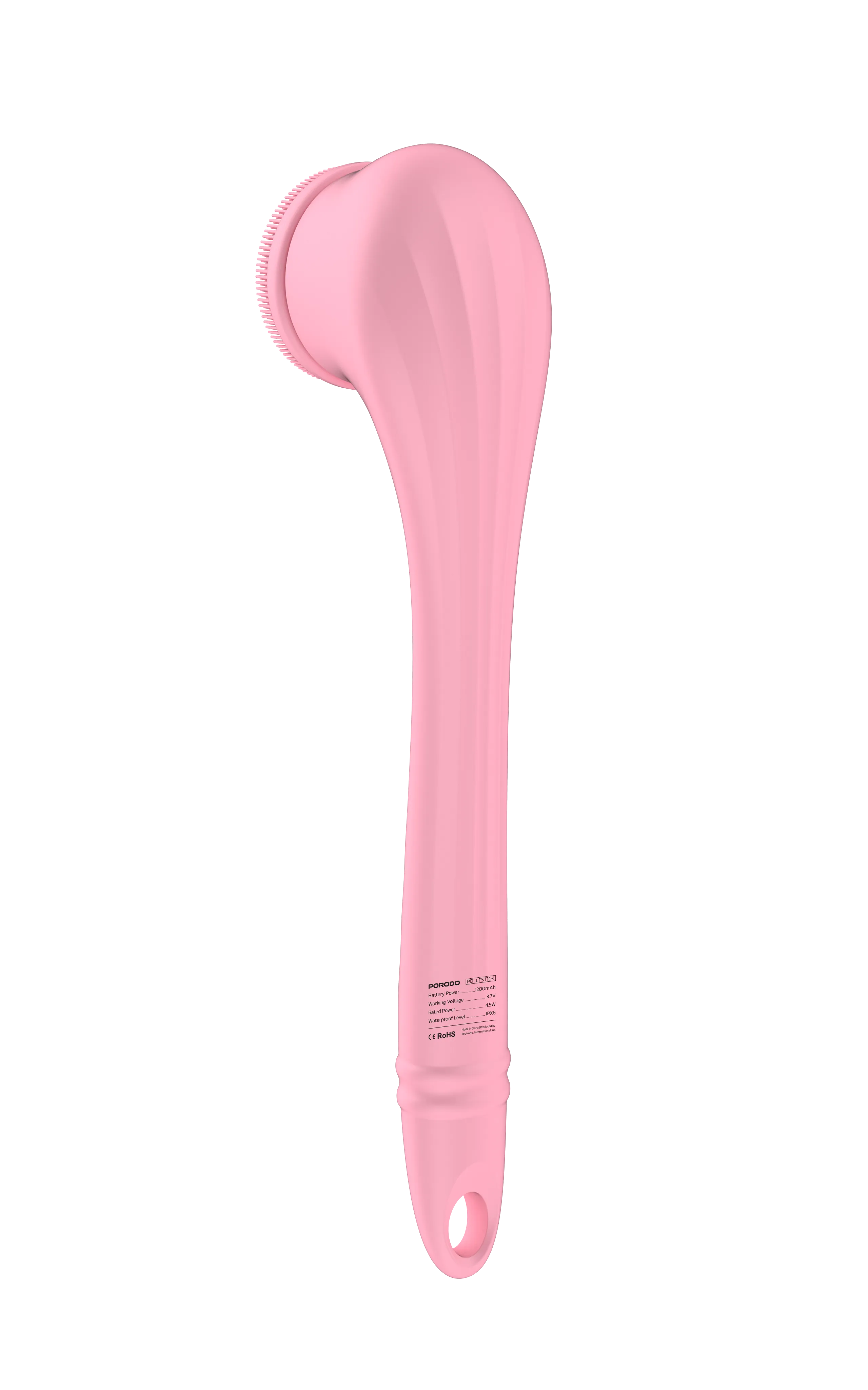 Porodo Lifestyle 4-in-1 Electric Body Brush – Waterproof Rechargeable Body Cleaner