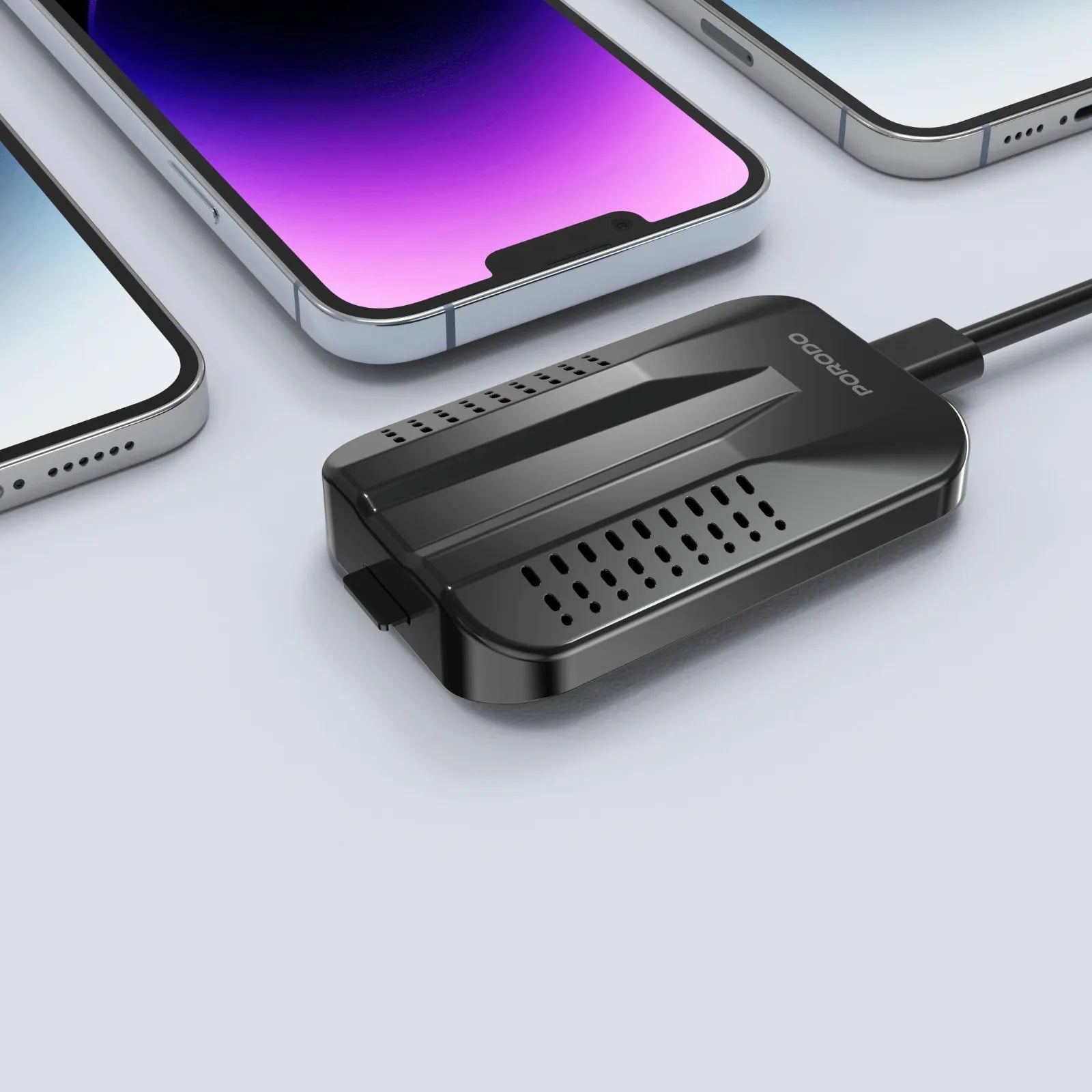 محول CarPlay لاسلكي أندرويد 12 بسعة 128GB بمنفذ USB-C – بورودو