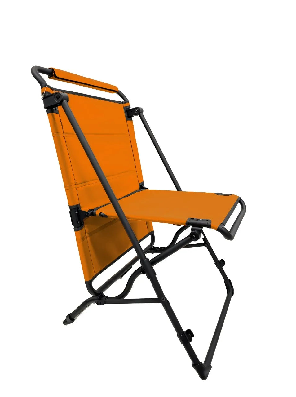 Porodo Lifestyle 2-in-1 Foldable Camping Chair & Table Portable Outdoor Seat - Orange