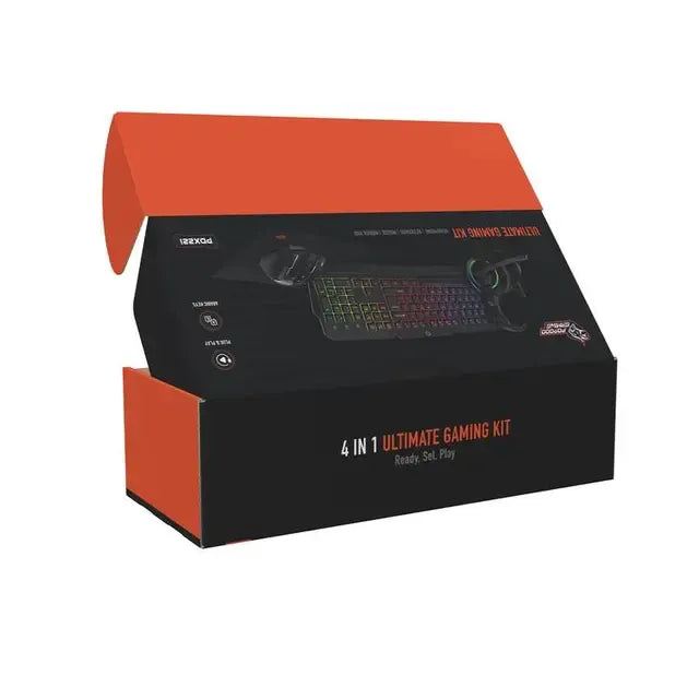 Gaming Combo 4-in-1 Keyboard Headset Mouse Mouse Pad – Porodo
