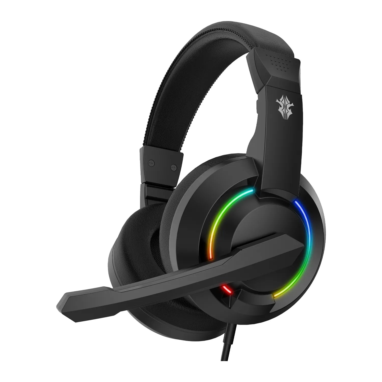 طقم ألعاب 4 في 1 كيبورد + ماوس + سماعة + ماوس باد RGB – بورودو