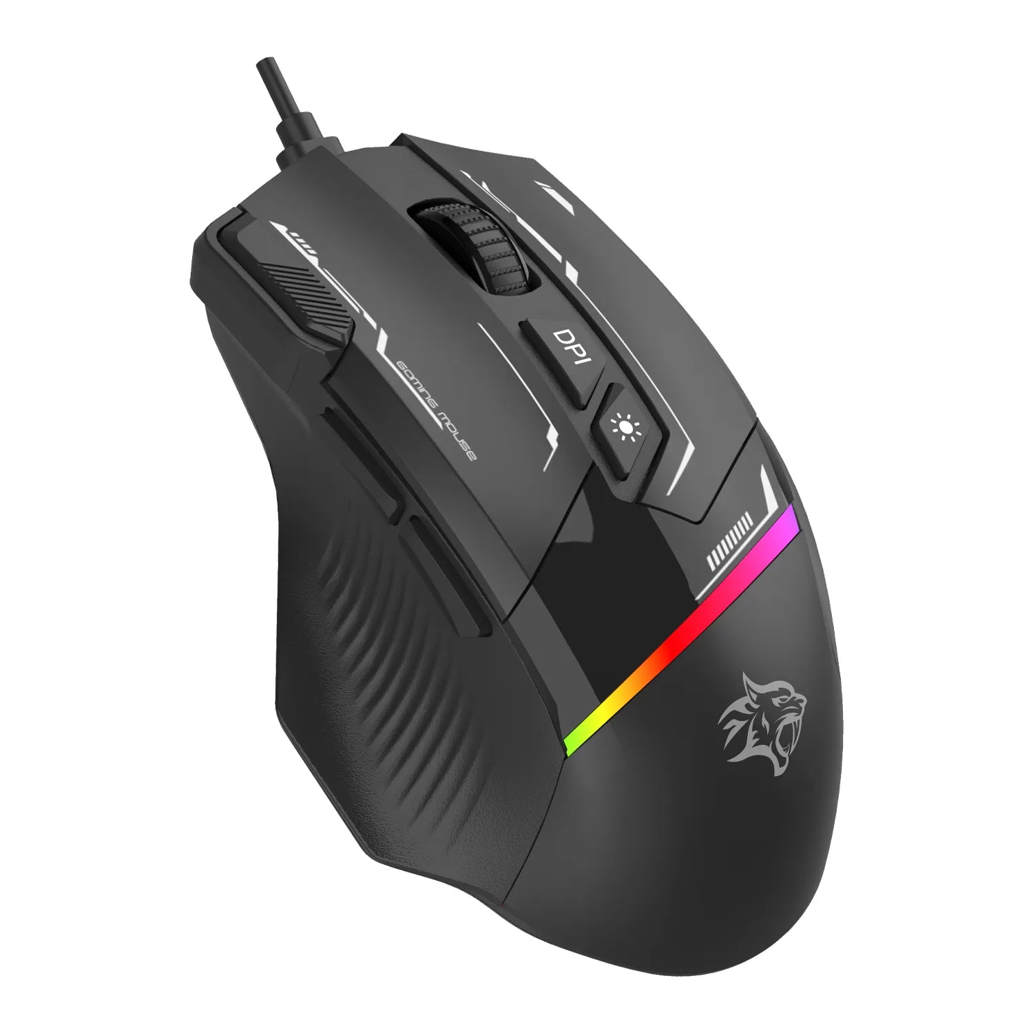 طقم ألعاب 4 في 1 كيبورد + ماوس + سماعة + ماوس باد RGB – بورودو