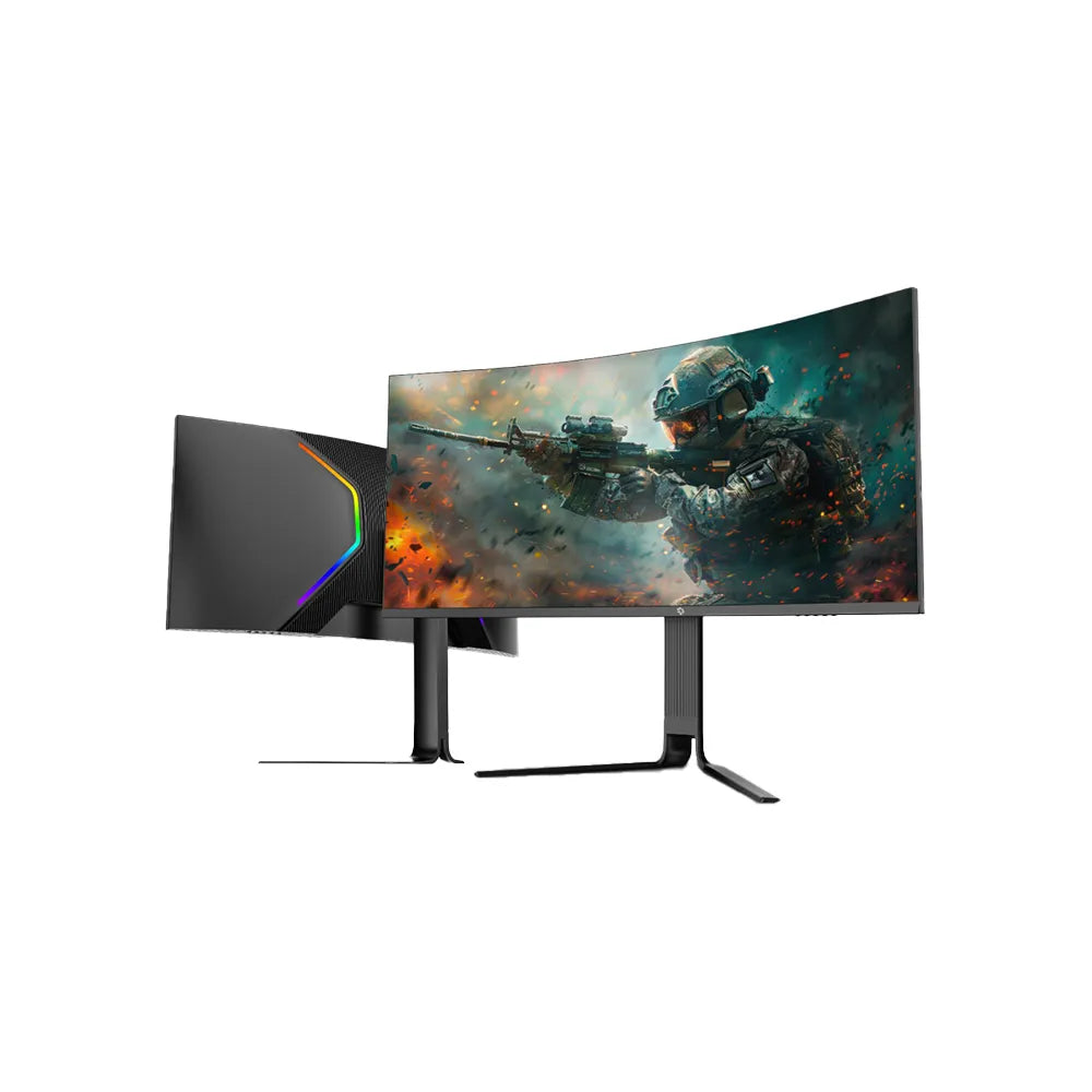 Porodo Gaming 34" Curved Ultra-Wide QHD Monitor – 200Hz, HDR, Black