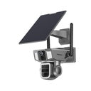 Powerology 4G WiFi 360° Dual Lens Outdoor Security Camera with 10X Zoom, Solar Panel & AI Motion Detection – Black