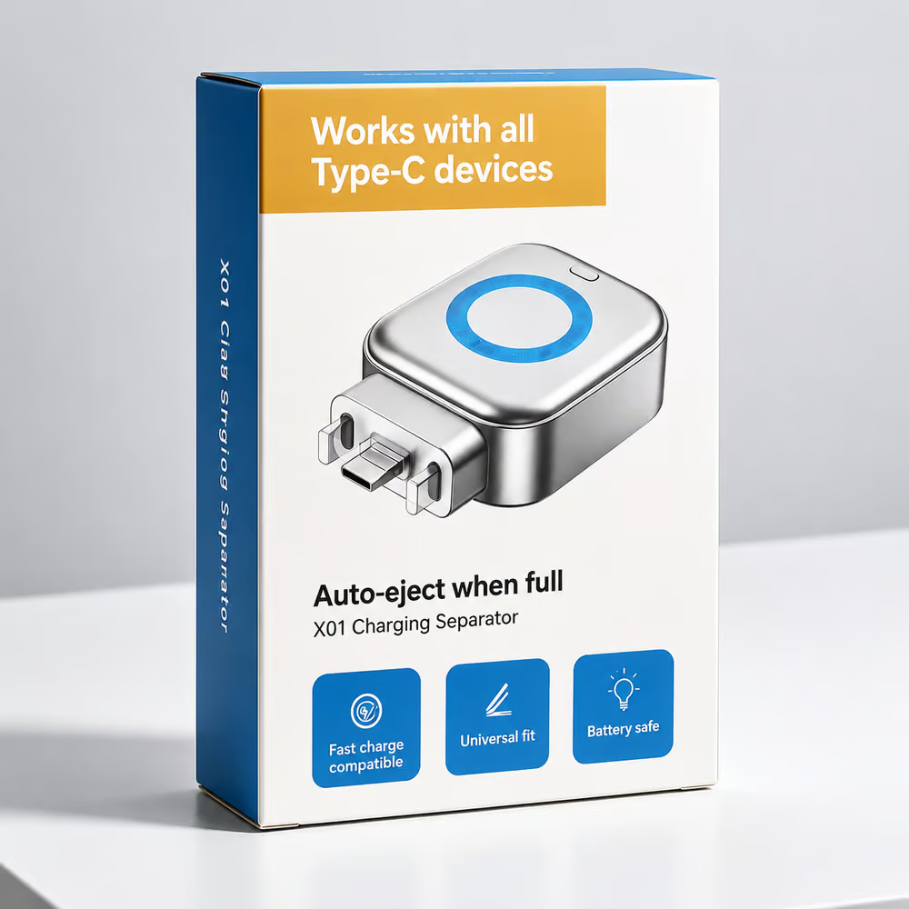 Auto eject when full x01 charging separator