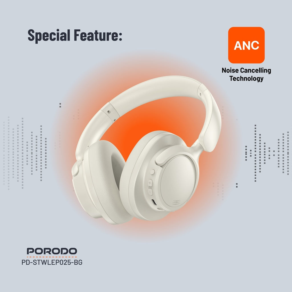 Porodo Soundtec Zen Hybrid ANC Headphone