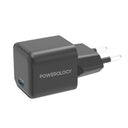 Powerology UltraQuick 35W Single Port Type-C GaN Charger with EU Plug – Black