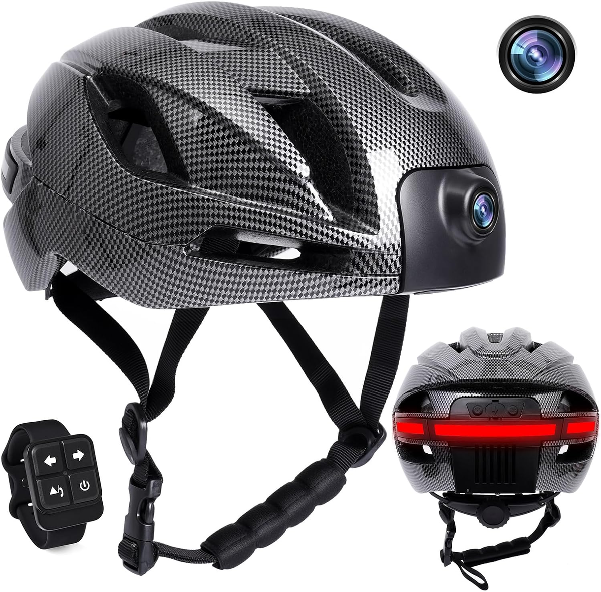 SMART HELMET ACTION CAMERA VIDEO RECORDING BLUETOOTH PHONE GPS