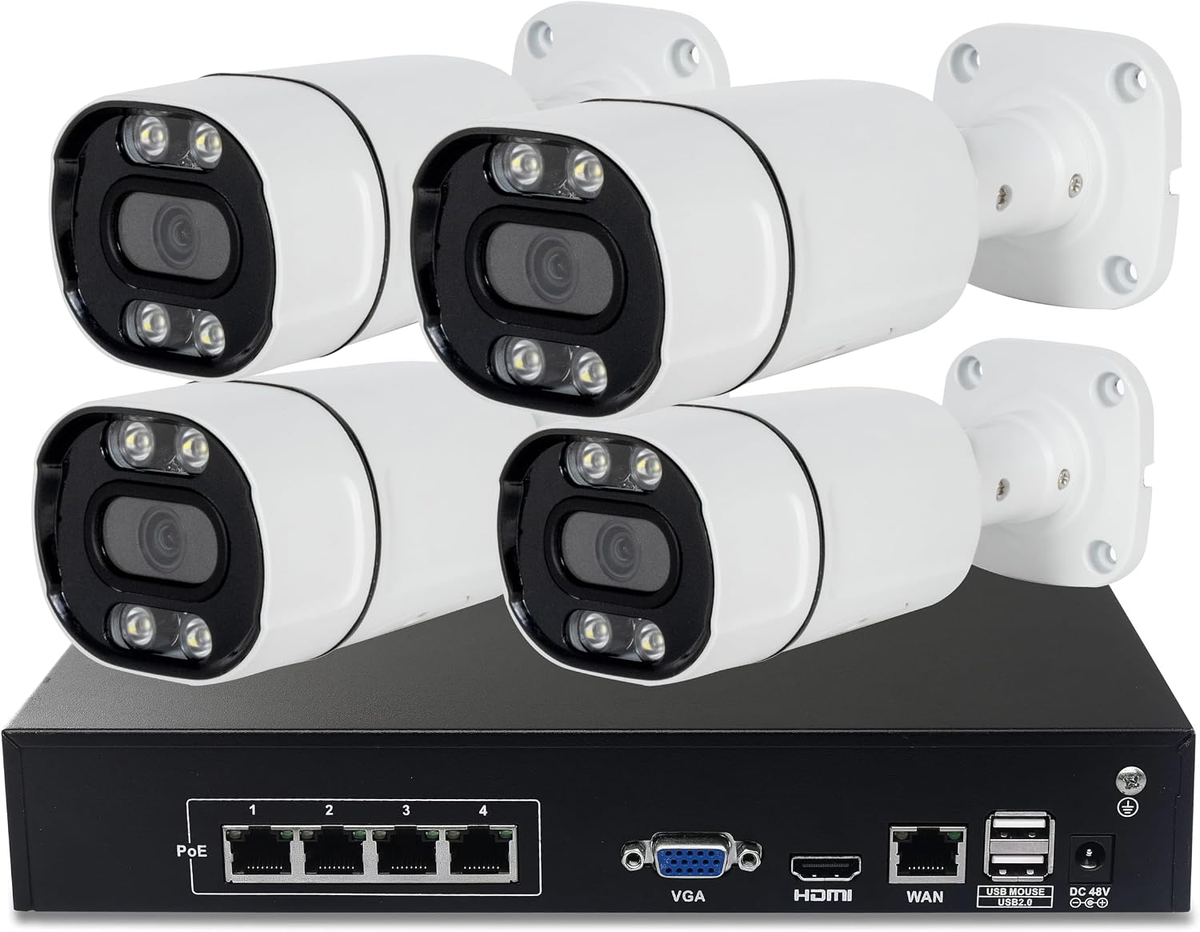 VEST VISION 4CH POE CMAERA KIT VST4CH-POE-Y DC 52V