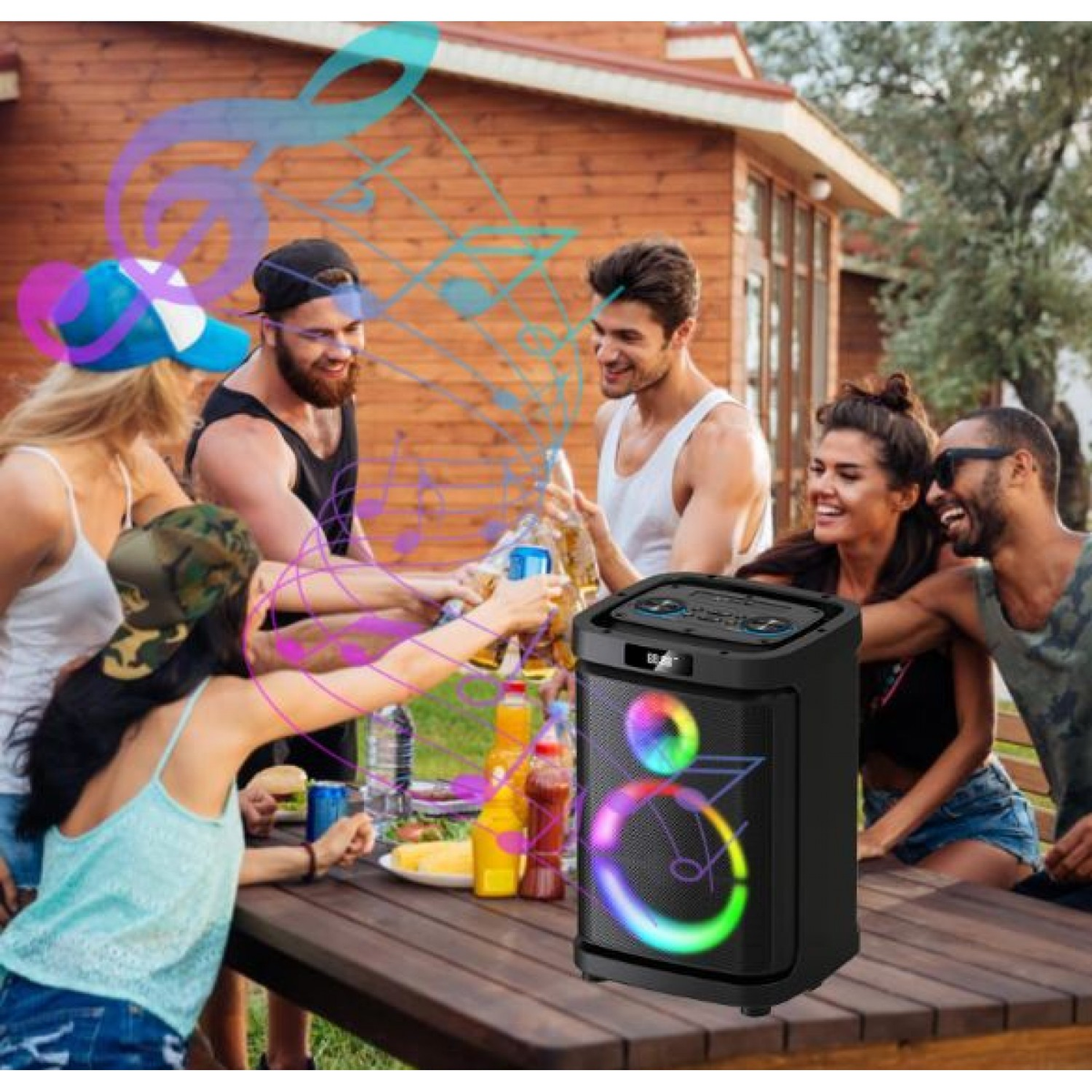 GD-1019 New Led Sound 10inch Subwoofer Speaker 10 Inches Studio Monitors Speakers