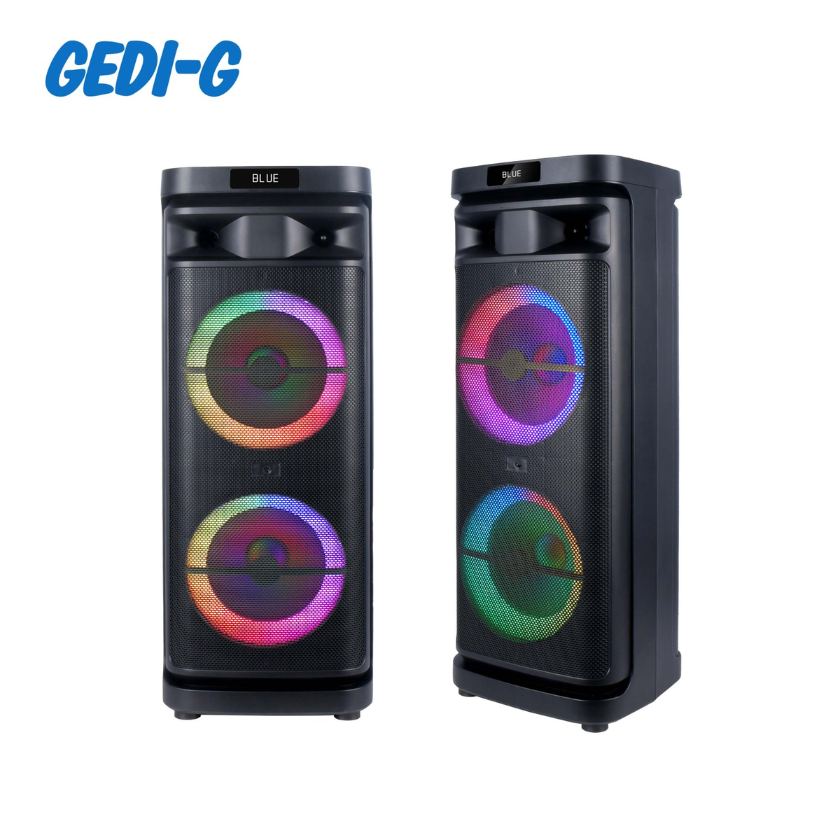 GD-1020 Professional Portable RGB Lamp Stereo Blue Tooth Speaker With Microphone
