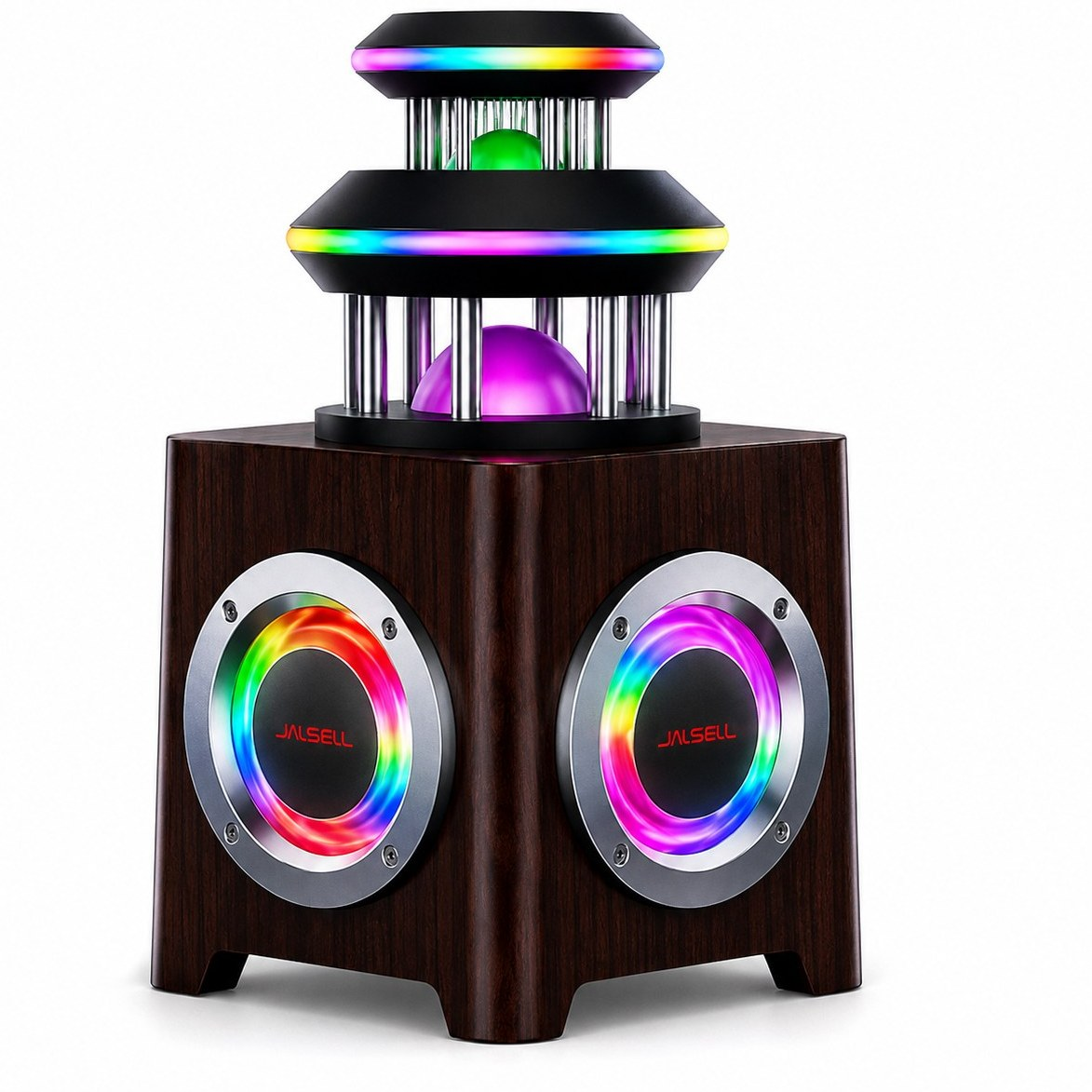 JALSELL SPEAKER WITH RGB LIGHTS HD AUDIO BLUETOOTH
