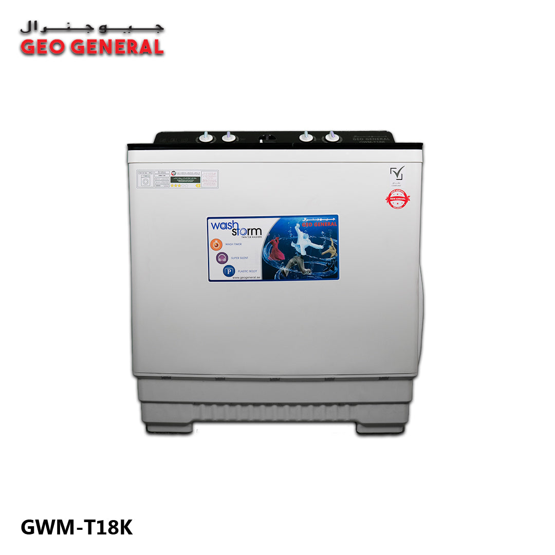 Geo General Washing Machine 18kg | Strong & Super Wash Gwm-t18k-ANW