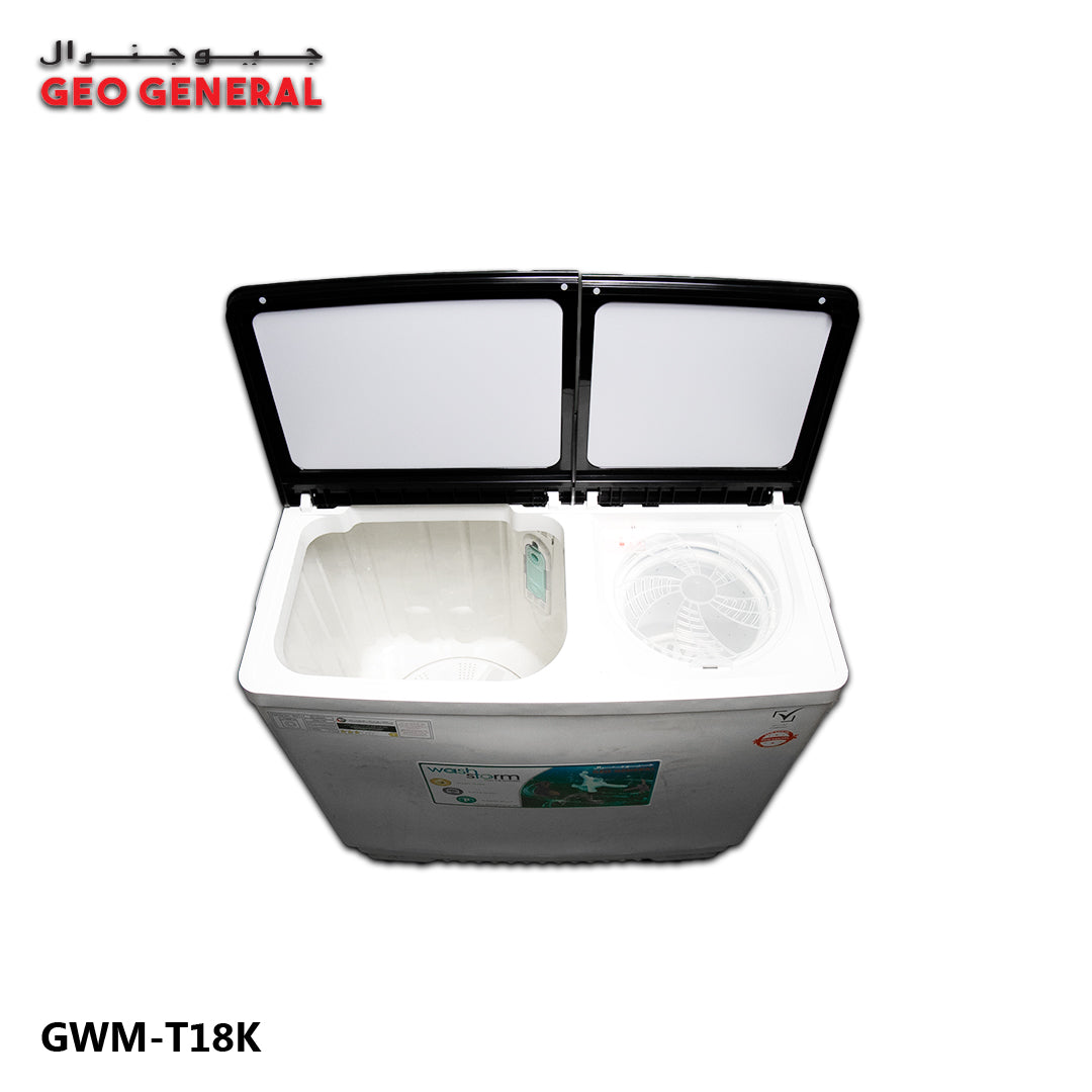 Geo General Washing Machine 18kg | Strong & Super Wash Gwm-t18k-ANW