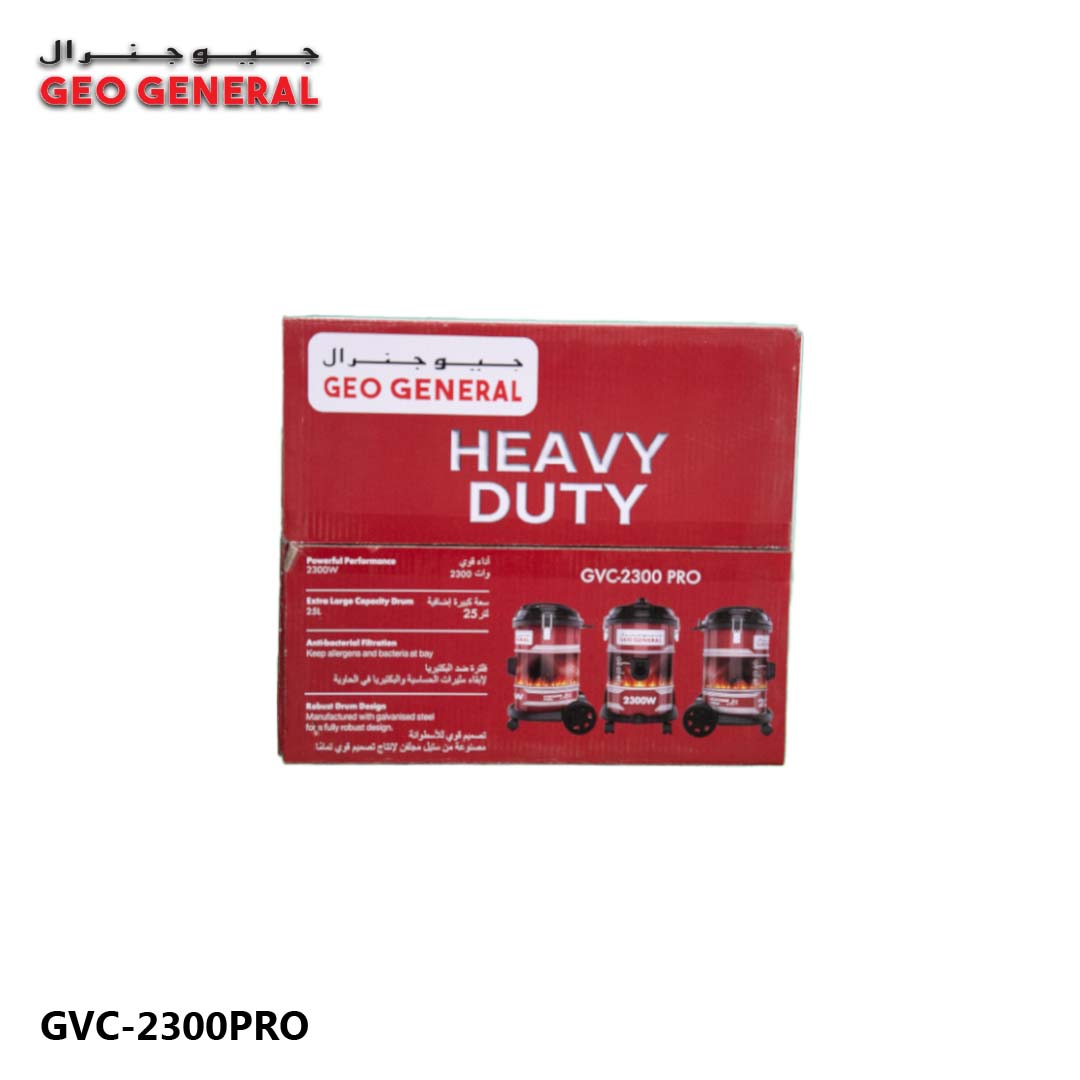 Geo General Vacuum Pro 2300 Drum Vacuum Cleaner 2300W