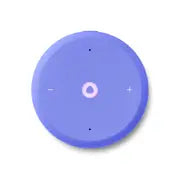 Yango Yasmina Lite AI Smart Speaker with LED Clock, Bluetooth, Wi-Fi & Voice Assistant – Green / Violet